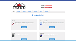 Desktop Screenshot of inado.sk