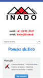 Mobile Screenshot of inado.sk